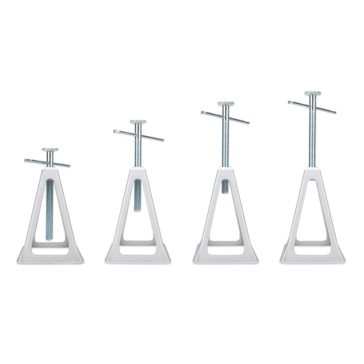 CAMCO 44560 Camco Aluminum Stack Jacks — Stabilize & Position Your RV, Trailer Or Camper —Supports Up to 6,000 lb — Extends 11" - 17" — Pack of 4 (44560)