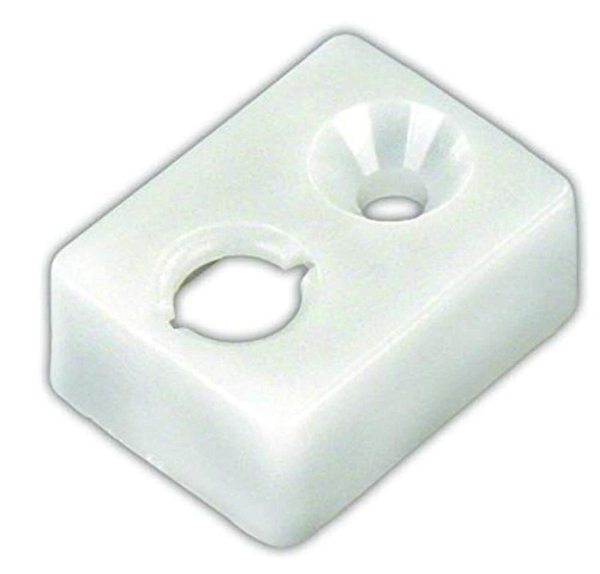 JR PRODUCTS 81465 JR Products 81465 End Stop - Type E , White