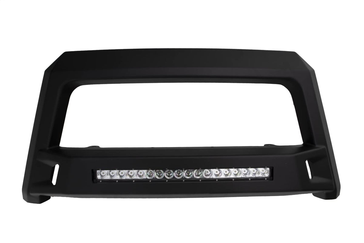 LUND 86521207 RealTruck Lund 86521207 Revolution Black Steel Bull Bar with Integrated LED Light Bar for 2011-2016 Ford F-250, F-350, F-450, F-550 Super Duty