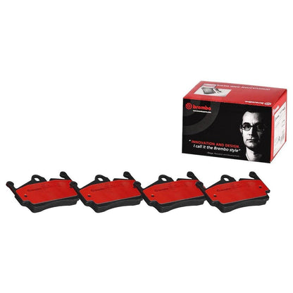 BREMBO P65028N Brembo P65028N Premium Ceramic Rear Disc Brake Pad Set PORSCHE OE# 98735293901