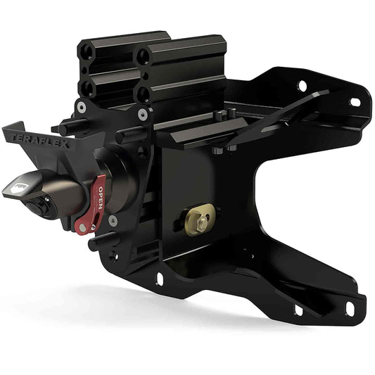 TERAFLEX 4838910 TeraFlex 4838910 JL/JLU Alpha HD Adjustable Spare Tire Mounting Kit Black