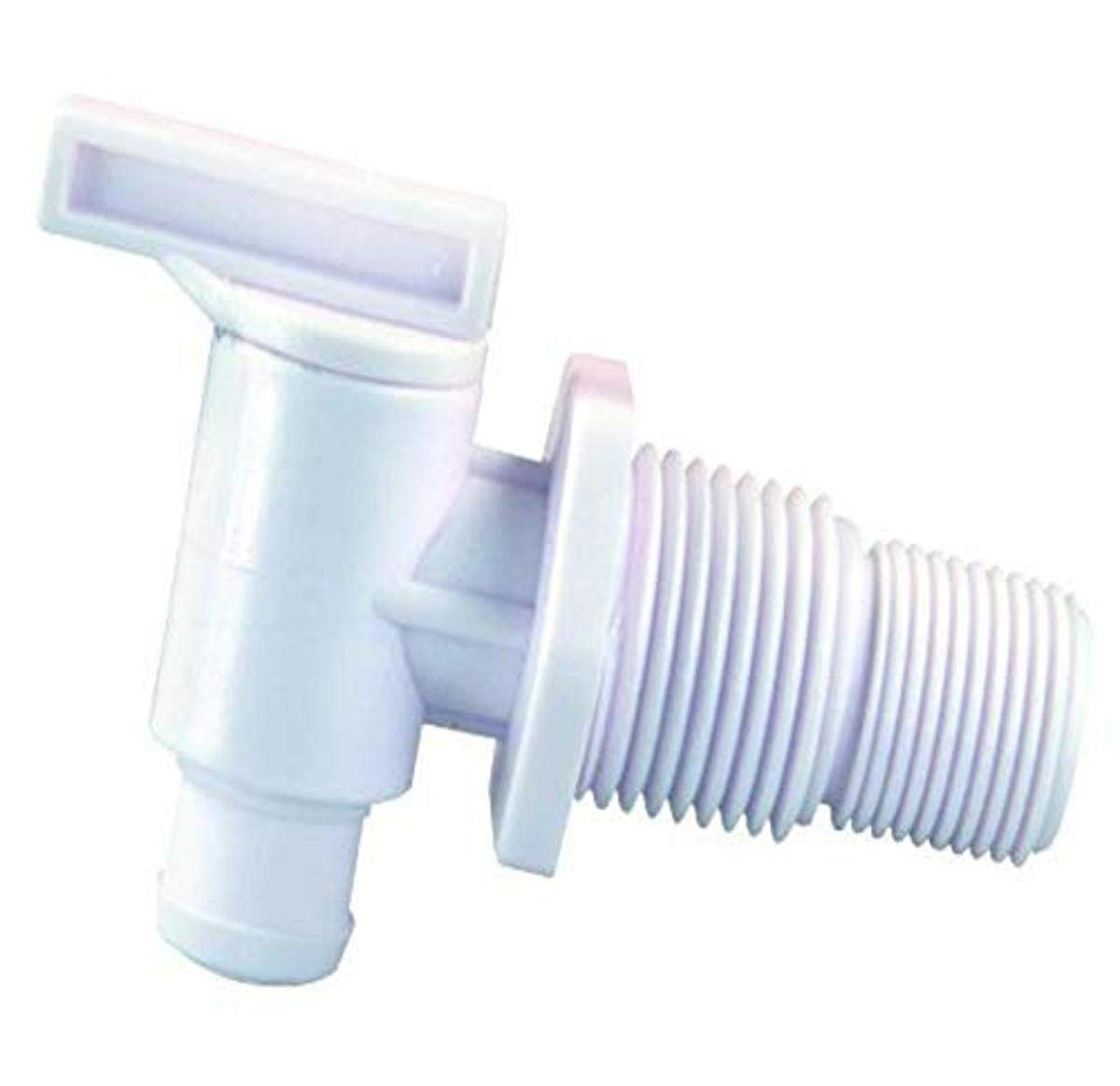 JR PRODUCTS 03175 JR Products 03175 Dual Threaded Drain Cock , White