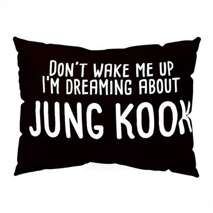 TRAILFX TFX6002 LIA Cotha D 30x50cm - Kpop Pillow Case Dont Wake ME UP Rectangle Cushion Cover Home Decor Get Up Sofa Pillowcase Cover Seat Pillow Cover Home