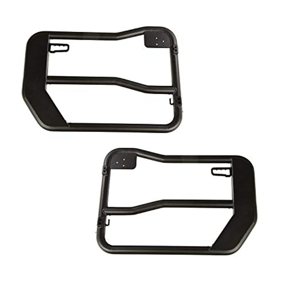 RUGGED RIDGE 11509.15 Rugged Ridge Fortis Tube Doors for Jeep Wrangler/Gladiator | Front, w/Mirrors | 11509.15 | Fits 2018-2025 Jeep Wrangler JL; 2020-2025 Jeep Gladiator JT