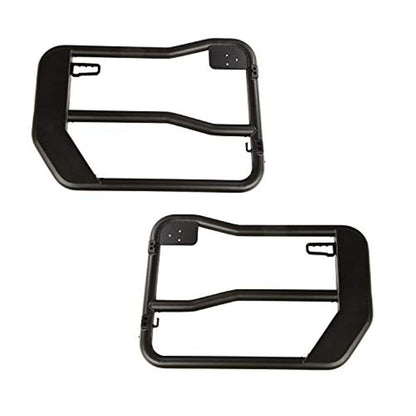 RUGGED RIDGE 11509.15 Rugged Ridge Fortis Tube Doors for Jeep Wrangler/Gladiator | Front, w/Mirrors | 11509.15 | Fits 2018-2025 Jeep Wrangler JL; 2020-2025 Jeep Gladiator JT