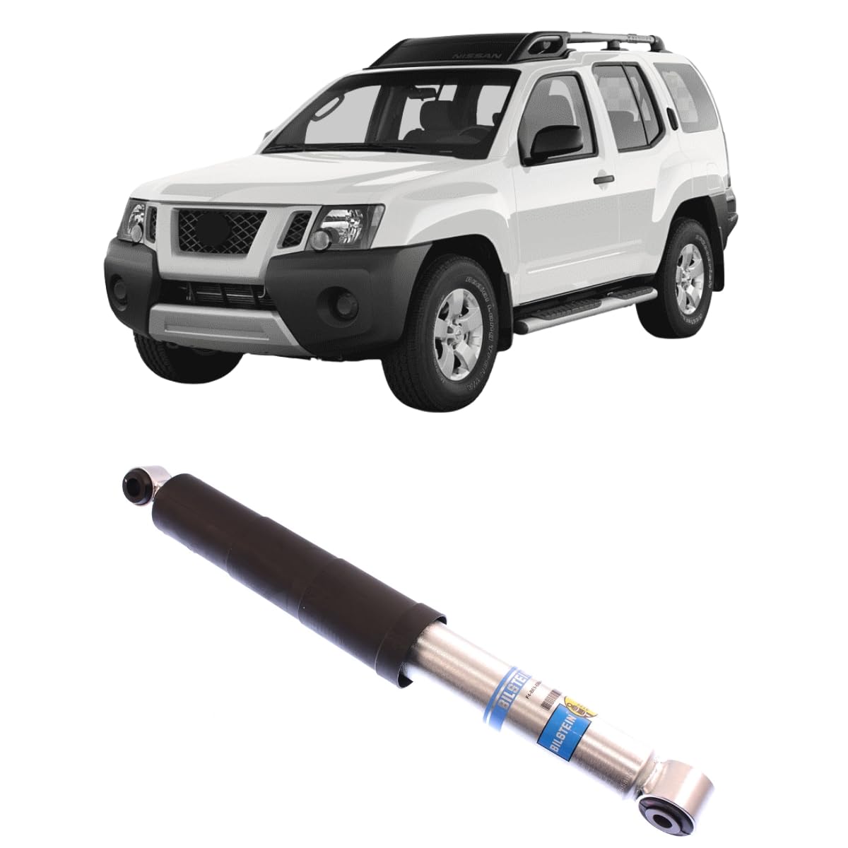 BILSTEIN 24-187060 Bilstein 24-187060 5100 Series Rear Shock for Nissan Xterra 2WD , Black