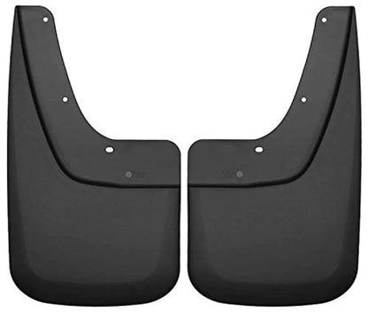 Husky Liners 57891 Husky Liners Mud Guards – Rear Mud Guards - Black – 57891 – Fits 2014-2018 GMC Sierra 1500, 2019 GMC Sierra 1500 Limited, 2015-2019 GMC Sierra 2500/3500 HD w/Single Rear Wheels 2 Pcs