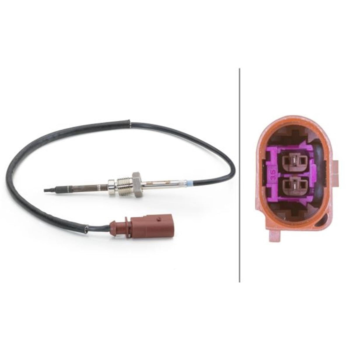 Hella 014494111 Sensor, Exhaust Gas Te...