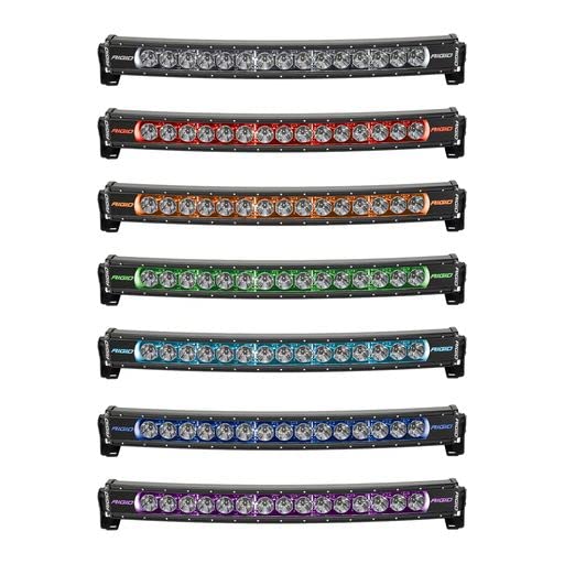Rigid Industries 350053 Rigid Industries - Radiance+ Curved 50in. RGBW Light Bar (350053)