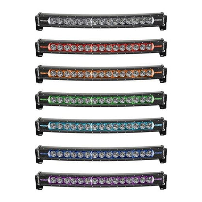 Rigid Industries 350053 Rigid Industries - Radiance+ Curved 50in. RGBW Light Bar (350053)