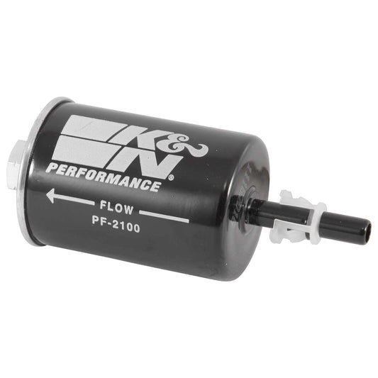 K&N FILTER PF-2100 K&N Gasoline Fuel Filter: High Performance Fuel Filter, Premium Engine Protection, Compatible with 1982-2012 GM Truck/Passenger Car Fuel Injected Gasoline Engines, PF-2100