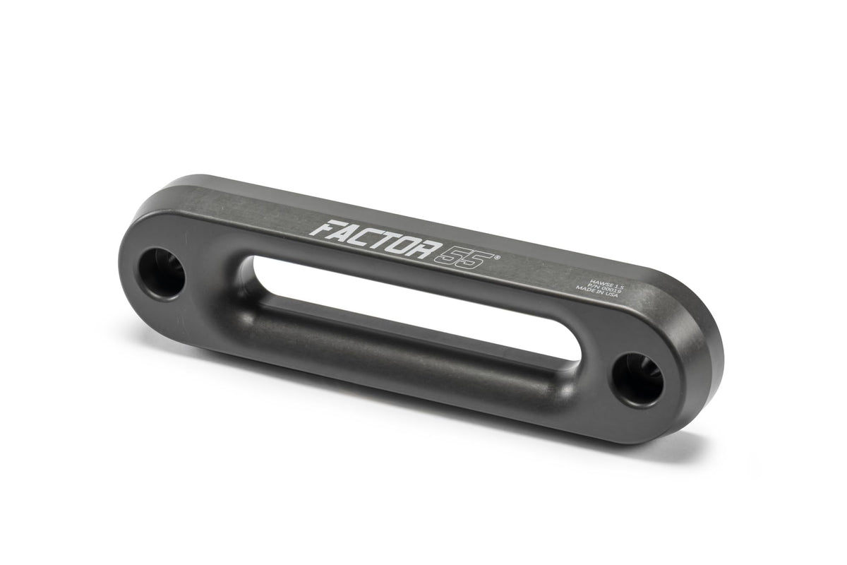 FACTOR 55 00019 Factor 55 Hawse Fairlead for Synthetic Winch Rope, 1.5" Thickness - Gray