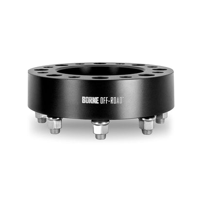 MISHIMOTO BNWS-006-500BK Mishimoto Borne Off-Road 8X165.1 Wheel Spacers, Compatible with RAM Cummins 6.7L, 2019+, 2" Thick, Black