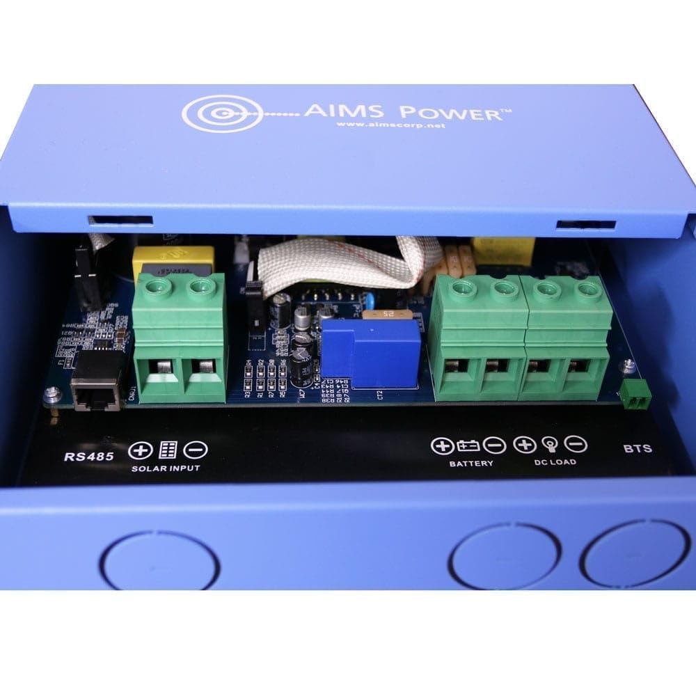 AIMS POWER SCC80AMPPT AIMS Power SCC80AMPPT 80 Amp MPPT Solar Charge Controller; Charges 12, 24, 36 and 48 Volt Solar Systems; 4 Stage Charging; Battery Type Selector; Stackable; Over Temp Protection