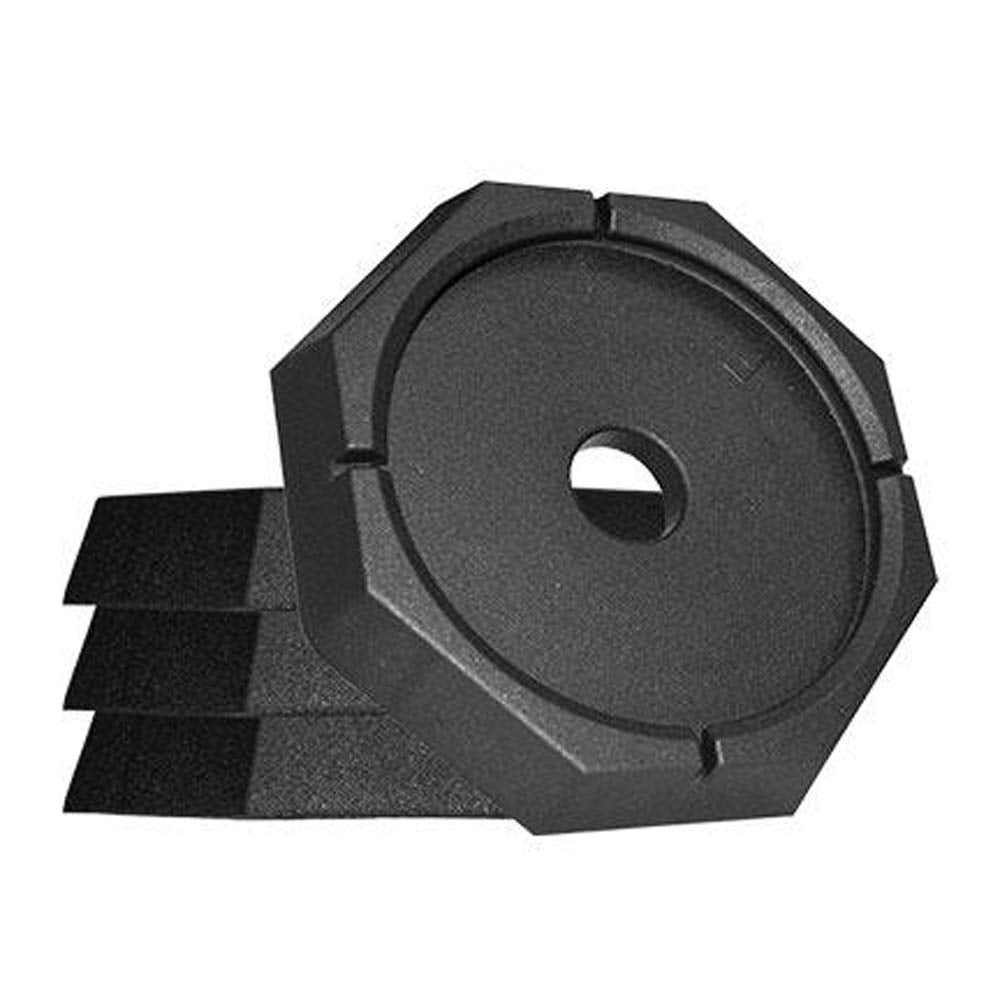 SNAPPAD EQ0SP4 SnapPad EQ Permanently Attached RV Leveling Jack Pad for Equalizer Landing Feet (Round 4-Pack)