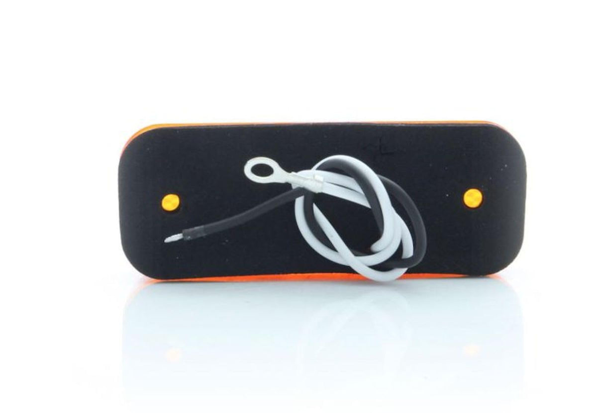 OPTRONICS MCL40ABBP Optronics - MCL40ABBP - 2LED YLW MARKER LIGHT W/REFLEX LENS