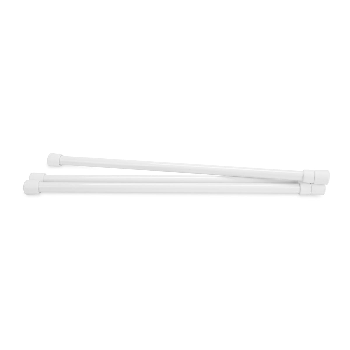 CAMCO 44053 Camco 44053 28" RV Refrigerator Bar - Holds Food and Drinks in Place During Travel - Prevents Messy Spills - Spring Loaded and Extends Between 16" and 28" - 3 Pack - White (44074)