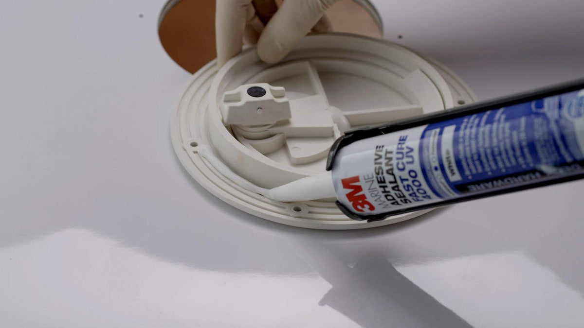 3M 06580 3M Marine Adhesive Sealant 4000UV, PN06580, White, 295 mL Cartridge