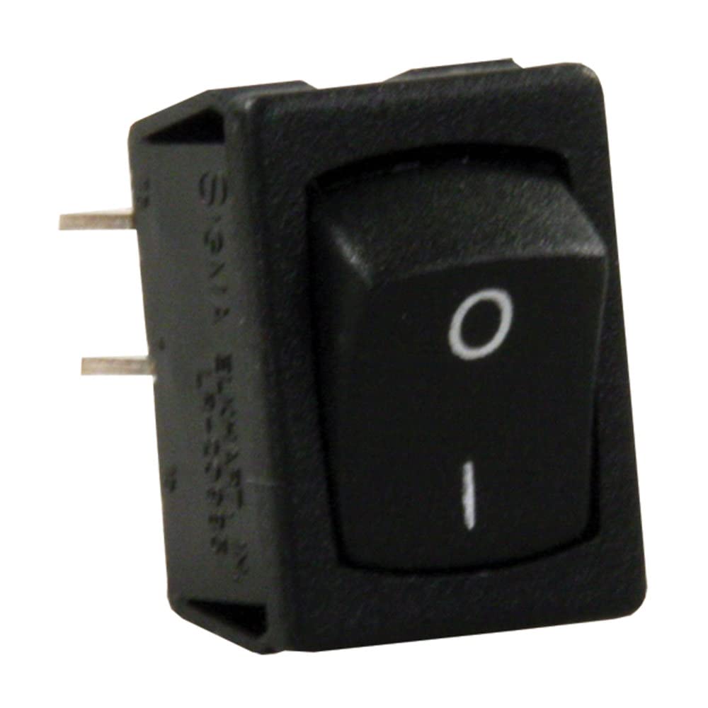 JR PRODUCTS 13735 JR Products 13735 Black Mini Labeled On/Off I-O Switch