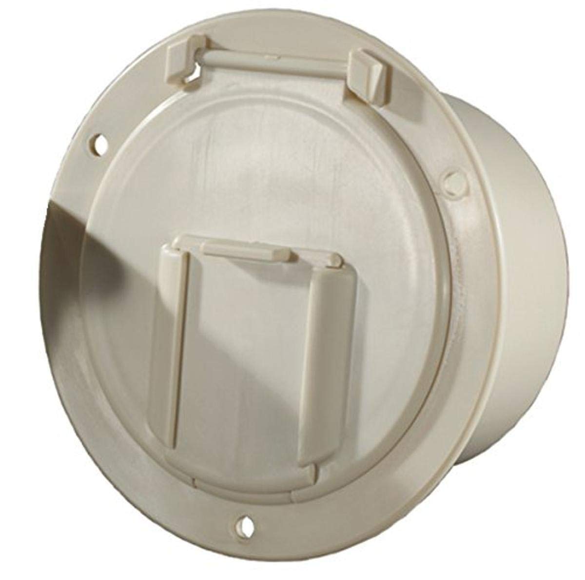 RV DESIGNER B132 RV Designer B132-4.6" Low-Profile Electrical Cable Hatch, Colonial White