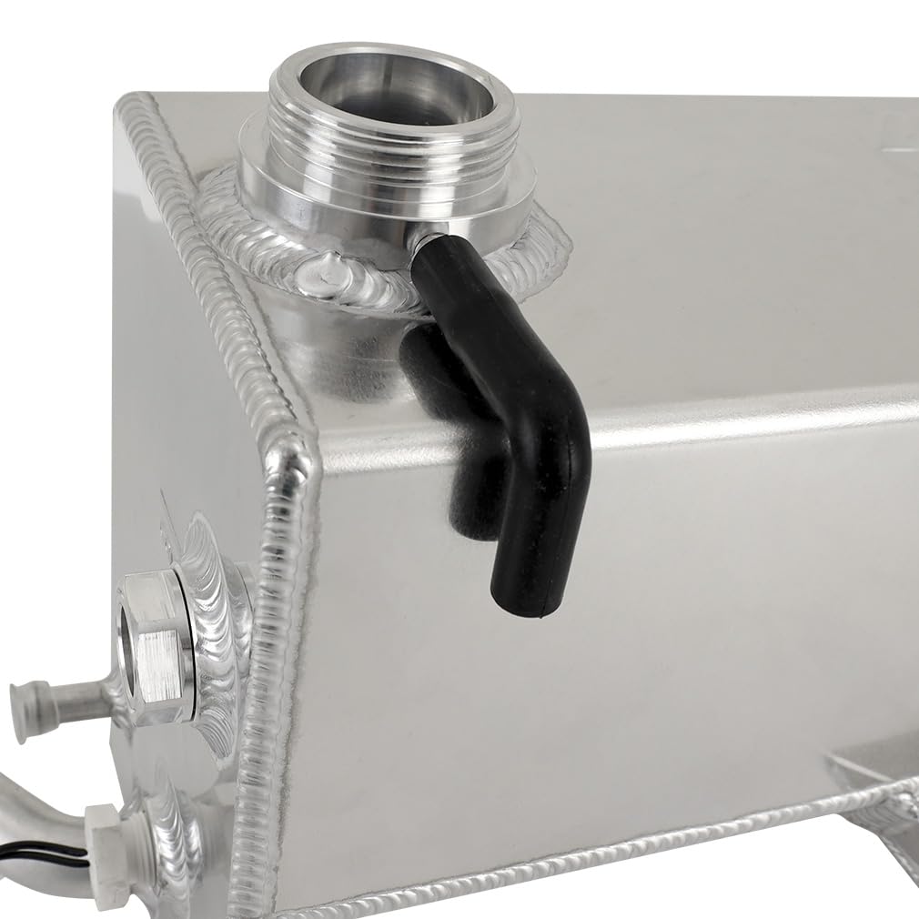 MISHIMOTO MMRT-DMAX-01N Mishimoto Aluminum Degas Tank for 6.6L Duramax LB7/LLY/LBZ 2001-2007