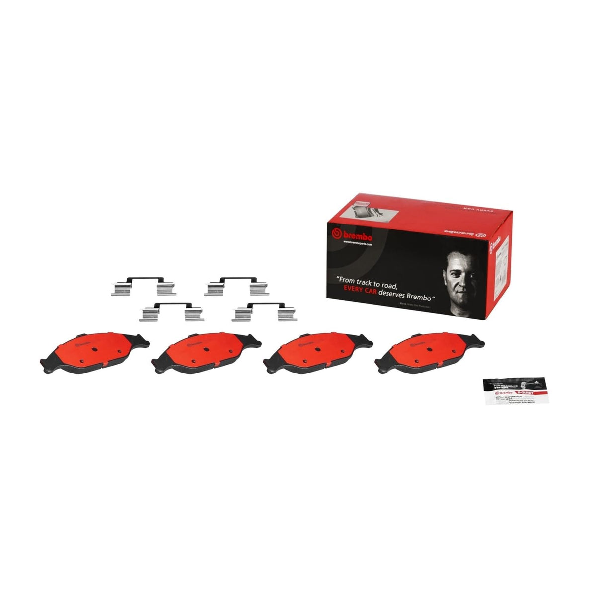 BREMBO P24082N Brembo P24082N Premium Ceramic Front Disc Brake Pad Set FORD USA OE# XR3Z2001AA
