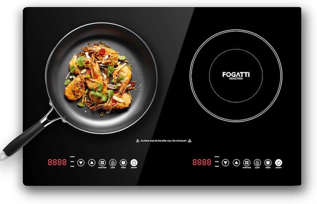 FOGATTI FOIH2B Fogatti FOIH2B Double Induction Cooktop