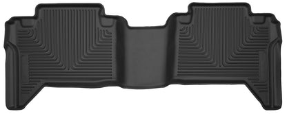 Husky Liners 53801 Husky Liners X-act Contour Floor Mats – Fits 2005-2023 Toyota Tacoma, Double Cab – 2nd Row, 1-pc Black - 53801
