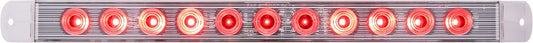 OPTRONICS STL89RCB Optronics Led Stt Bar 17" Red-Clr Lens 11-Diode W/Clr Lens +80