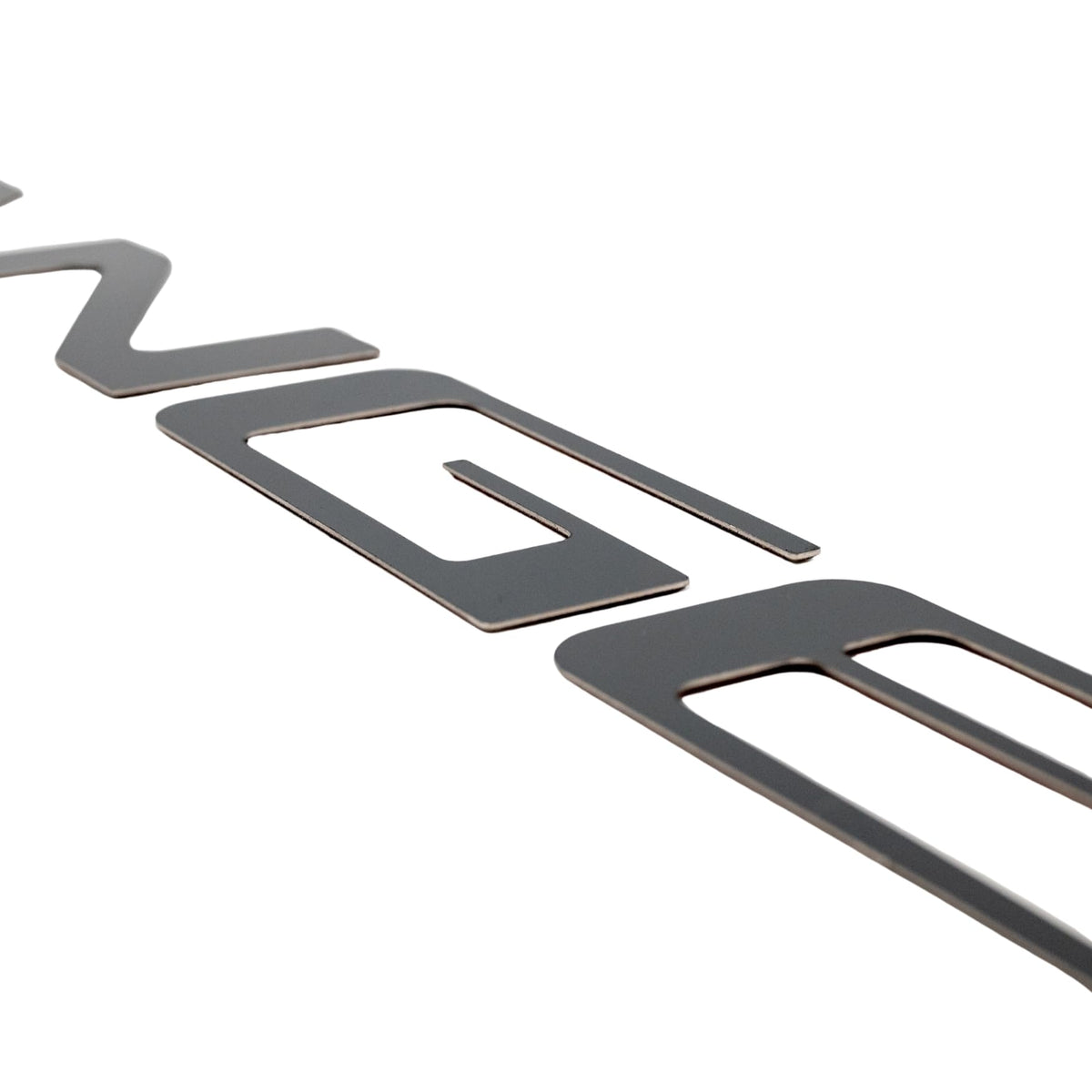 Putco 55563BPFD Putco Ford Ranger Tailgate Lettering Kit - Black Platinum - Cut Lettering - Fits Ford Ranger 2024-2027