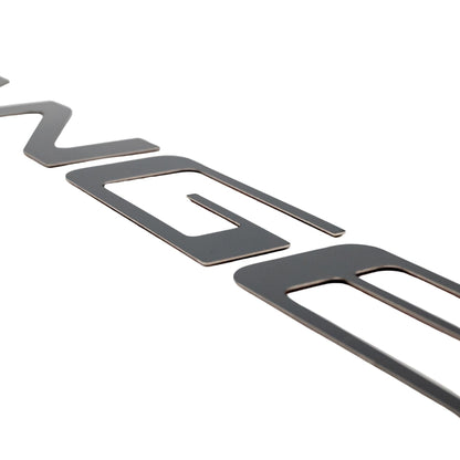 Putco 55563BPFD Putco Ford Ranger Tailgate Lettering Kit - Black Platinum - Cut Lettering - Fits Ford Ranger 2024-2027
