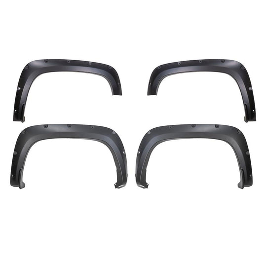 TRAILFX TFC3006S Trail FX Fender Flare TFC3006S Pocket Style Black Smooth Finish 2 Inch Front and 2 Inch Rear Tire Coverage Polypropylene Fits 2020-2026 Chevrolet Silverado 2500 HD/ 3500 HD