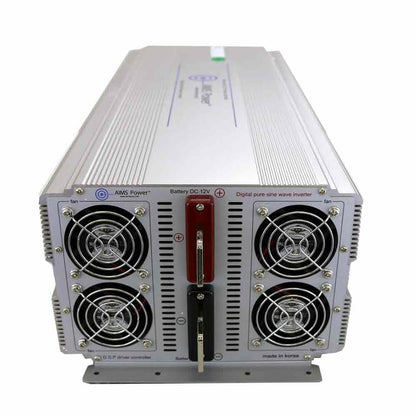 AIMS Power PWRIG500012120S AIMS 5000W 12V Industrial Pure Sine Inverter GFCI 120V PWRIG500012120S