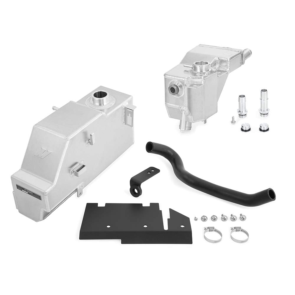 MISHIMOTO MMRT-F2D-11KN Mishimoto MMRT-F2D-11KN Aluminum Degas Tank Kit, Compatible With 2011-2019 Ford 6.7L Powerstroke, Natural