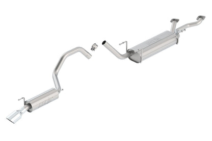 BORLA 14814 BORLA 14814 Cat-Back Performance Exhaust System for 1998-2007 Toyota Land Cruiser 4.4L V8 & Lexus LX 4.7L V8 T-304 Stainless SteelRight Rear Exit Single 4" Round Polished T-304 Stainless Tip Each Side
