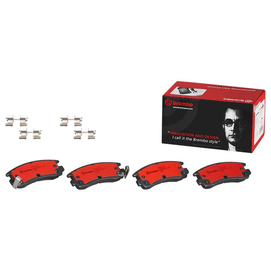 BREMBO P59027N Brembo P59027N Premium Ceramic Rear Disc Brake Pad Set BUICK/BUICK (SGM)/CADILLAC/CHEVROLET/MEGA/OLDSMOBILE/OPEL/PONTIAC/SATURN/VAUXHALL OE# 1605939