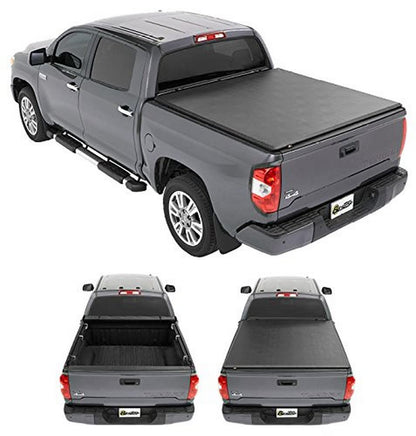 BESTOP 19181-01 Bestop 19181-01 EZ-Roll Tonneau Cover for 2007-2018 Toyota Tundra (w/ and w/o deck rails), 6.5' bed