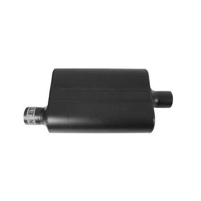 FLOWMASTER 942441 Flowmaster 942441 40 Delta Flow Muffler - 2.25 Offset In and 2.25 Center Out - Aggressive Sound