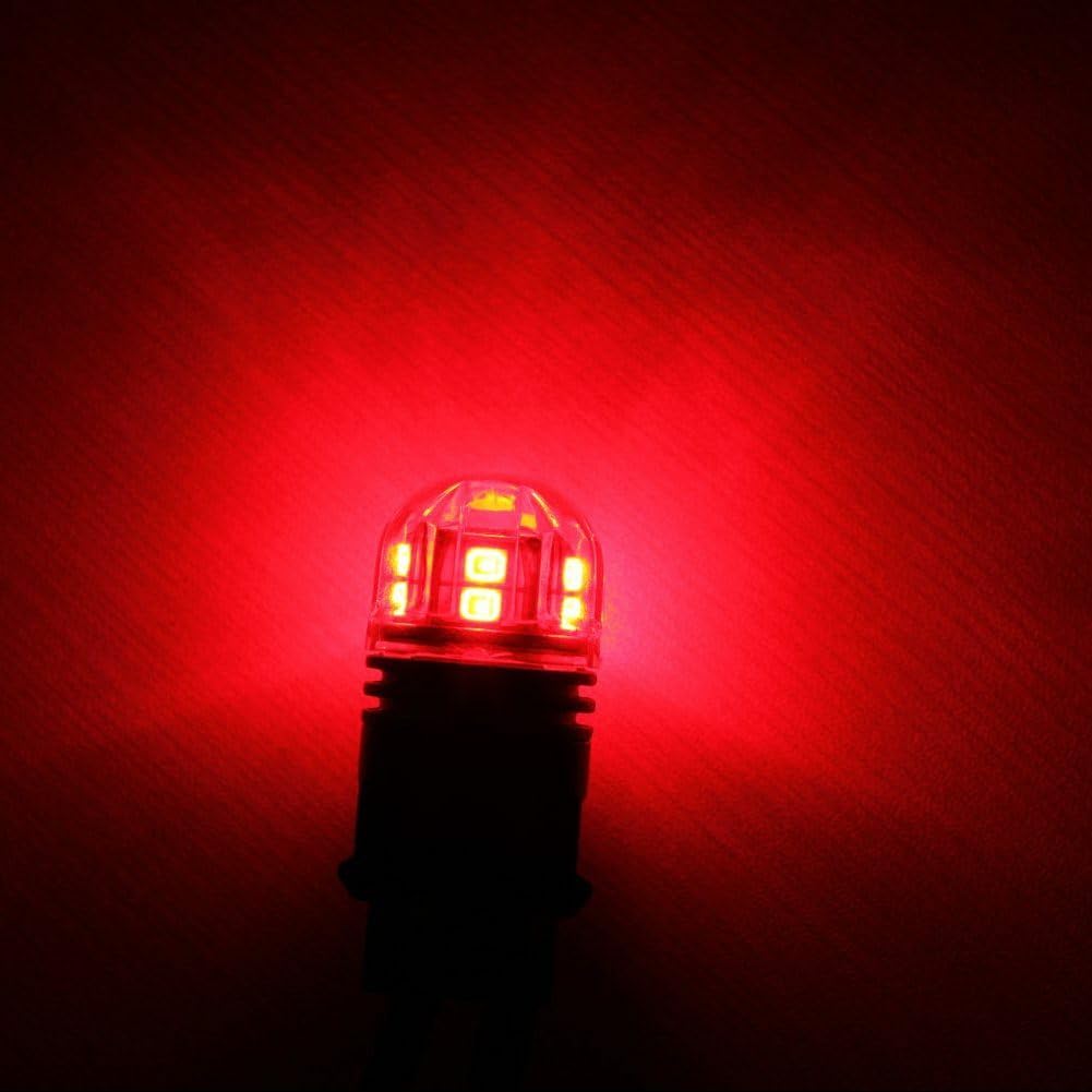 PUTCO HC1156R Putco LumaCore 1156 Red - Pair (x3 Strobe w/ Bright Stop)