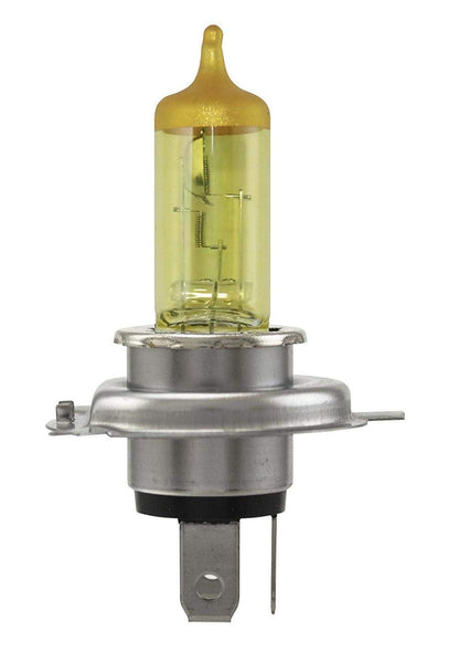 Hella H4YL H4 YL Bulb 12V 60/55W P43T T4.625 Yellow 2Blis