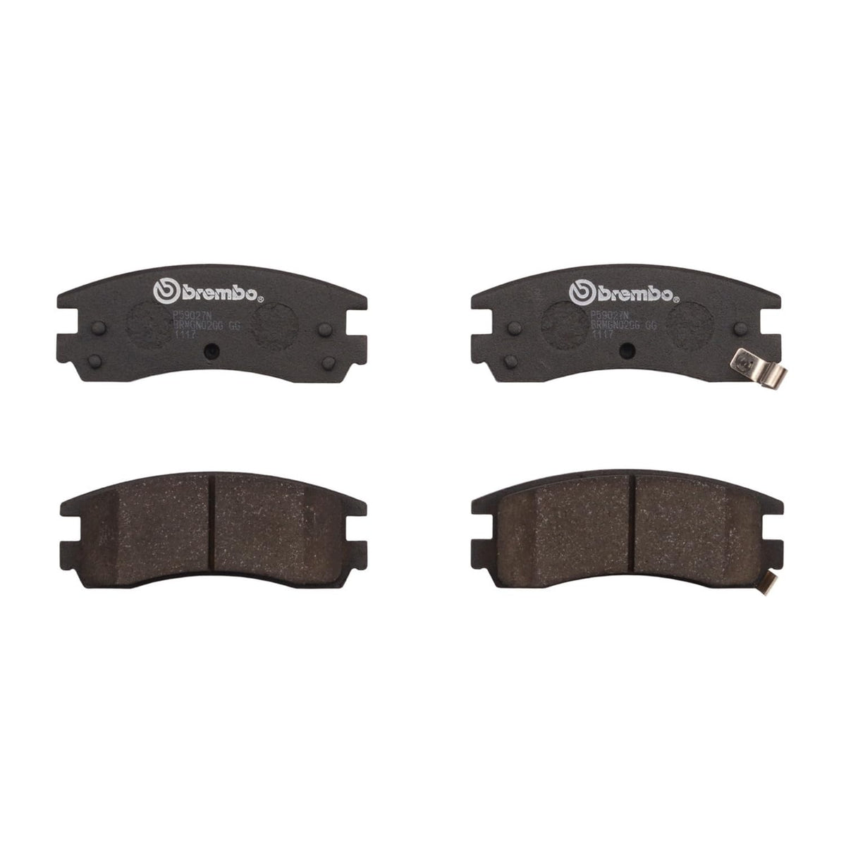 BREMBO P59027N Brembo P59027N Premium Ceramic Rear Disc Brake Pad Set BUICK/BUICK (SGM)/CADILLAC/CHEVROLET/MEGA/OLDSMOBILE/OPEL/PONTIAC/SATURN/VAUXHALL OE# 1605939