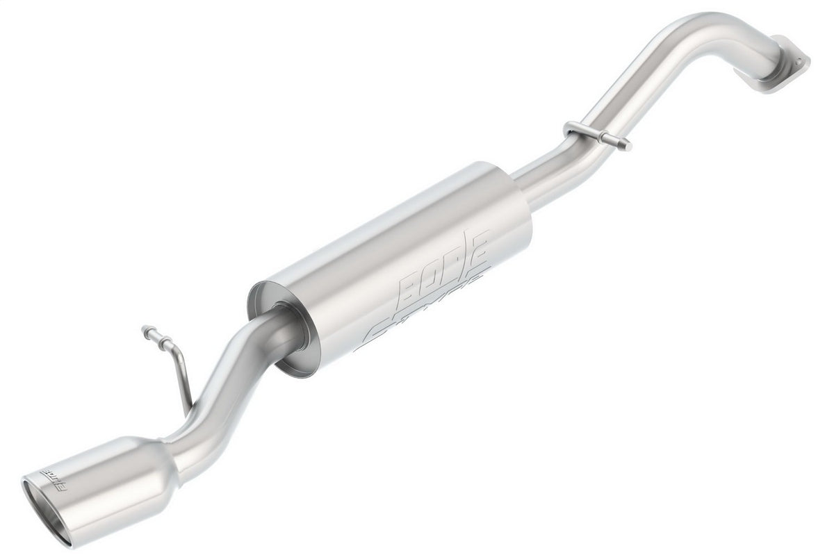 BORLA 11795 BORLA 11795 Axle-Back Performance Exhaust System for 2009-2013 Toyota Corolla S & XRS 1.8L/ 2.4L 4 Cyl. T-304 Stainless Steel S-Type Single Right Rear Exit Single 4.25"x3.5" Oval Polished T-304 SS Tip