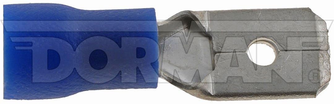 DORMAN 85453 Dorman 85453 16-14 Gauge Male Disconnect, .250 in., Blue, 20 Pack