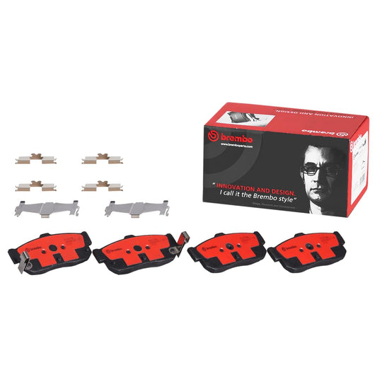 BREMBO P56029N Brembo P56029N Premium Ceramic Rear Disc Brake Pad Set INFINITI/NISSAN OE# 440600N690