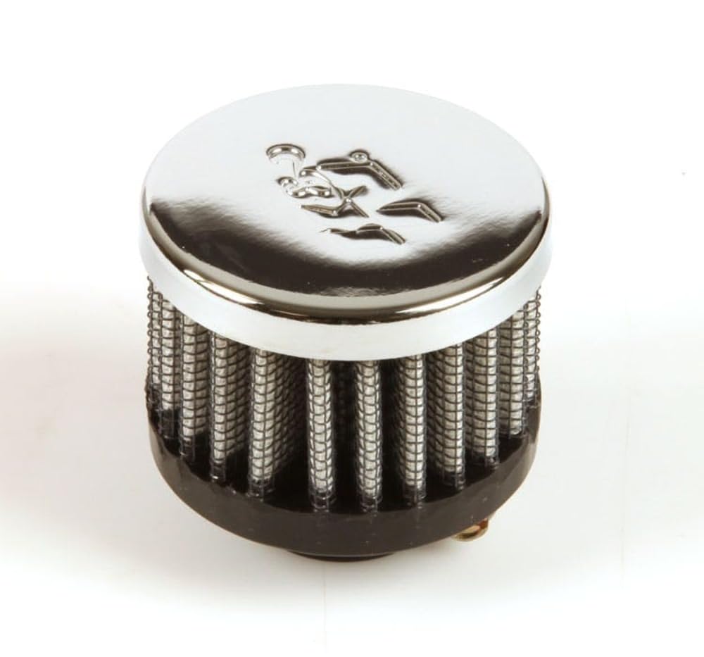 K&N FILTER 62-1340 K&N Vent Air Filter/ Breather: High Performance, Premium, Washable, Replacement Engine Filter: Flange Diameter: 0.625 In, Filter Height: 1.5 In, Flange Length: 0.4375 In, Shape: Breather, 62-1340