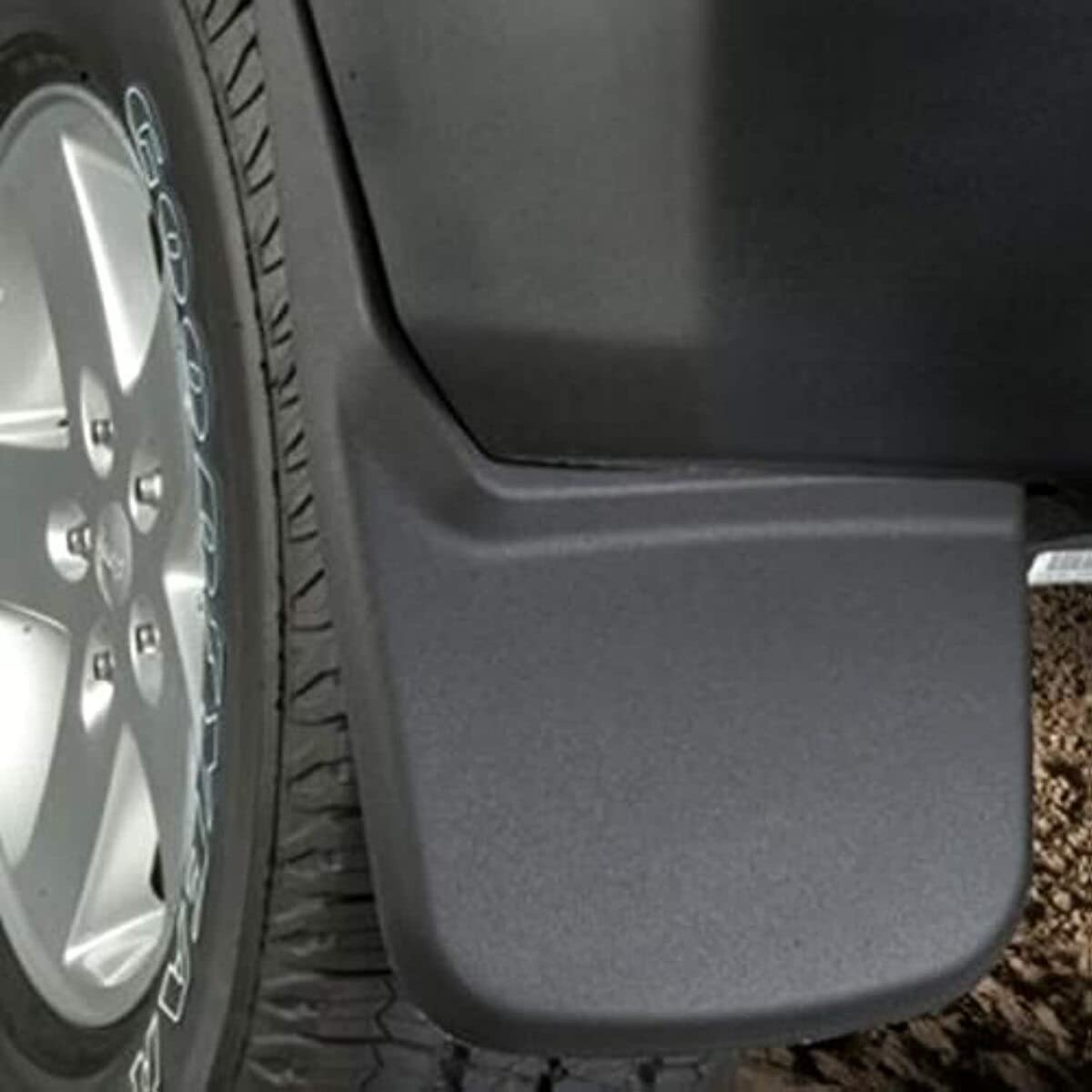 Husky Liners 59151 Husky Liners Custom Mud Guards – Fits 2018-2026 Jeep Wrangler (JL), 2018 Wrangler (JK) – Rear Set, 2-pc Black - 59151