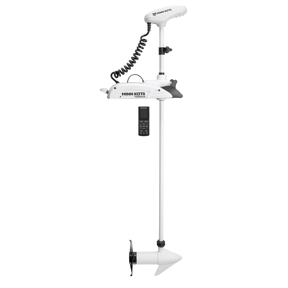 MINN KOTA 1363771 Minn Kota Riptide Terrova Bow-Mount Electric Trolling Motor with GPS, Spot-Lock – 55 Lb. Thrust, 60 In. Shaft, Saltwater