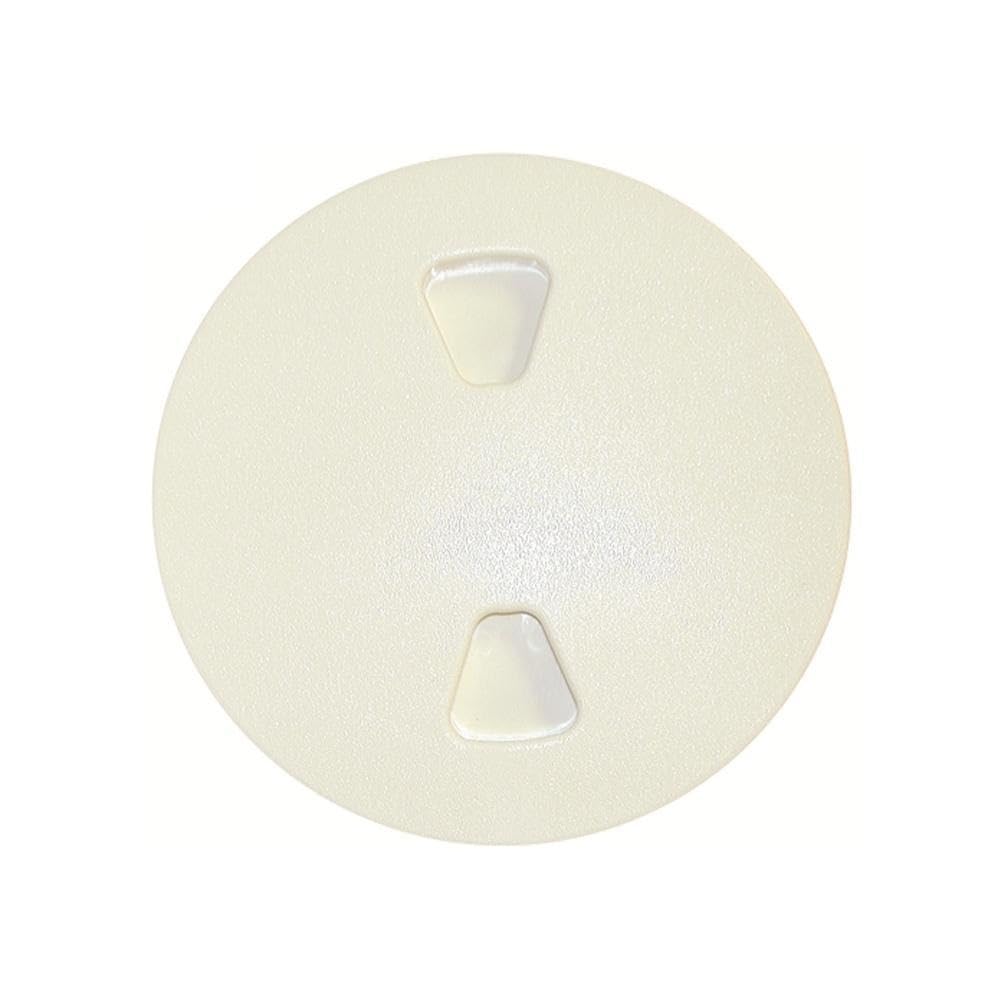 T-H MARINE DPS-6-3-DP T-H Marine Screw Out Deck Plate – Quick Access Boat Hatch Plate Cover – Watertight Lid with Hidden Fasteners - Sandshell, 6"
