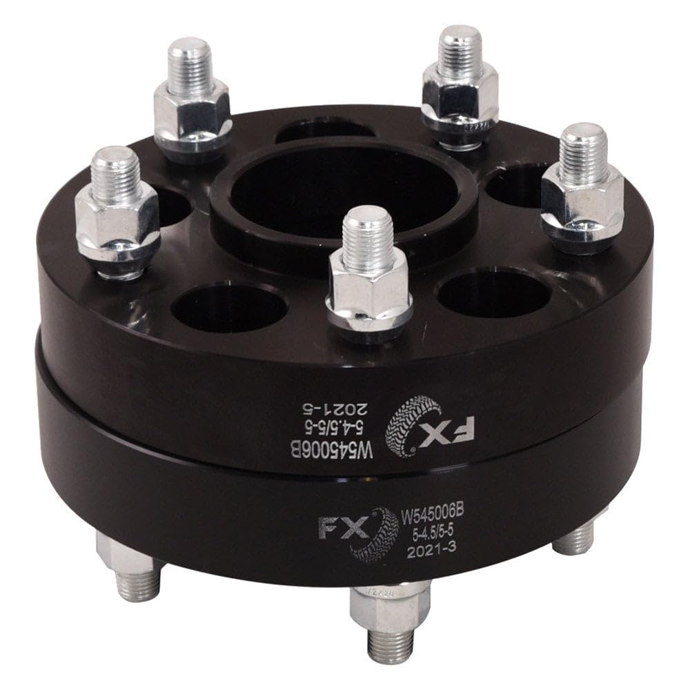 TRAILFX W545006B Trailfx W545006B HUB CENT WHL ADP BLK 5X4.5-5X5