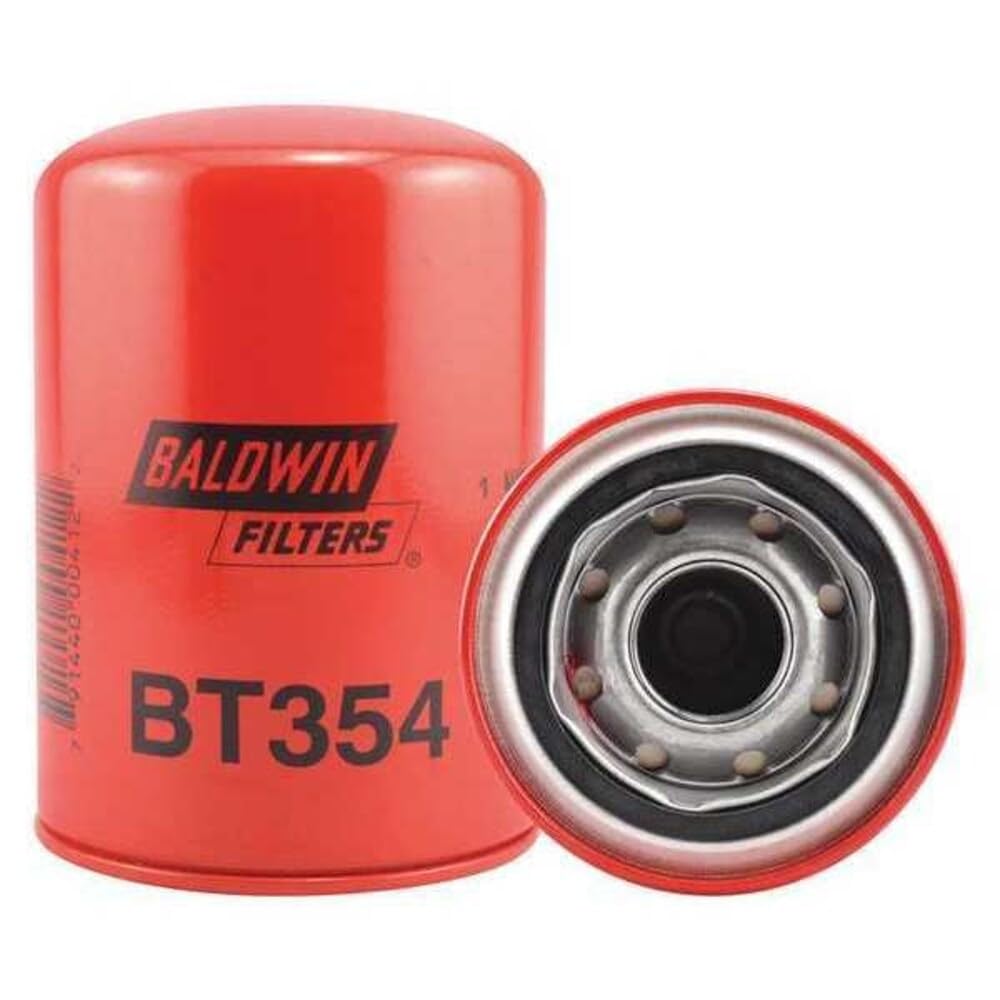 BALDWIN FILTERS BT354 Baldwin Filters Transmission Filter, 3-11/16 x 5-3/8 In,Orange,1 1/8